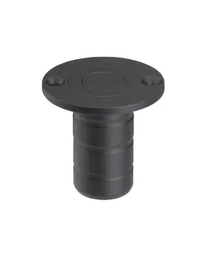 Click Here To Enlarge This Photo Of ZAS14APVDBLK - Zoo Hardware Dust Socket for Flush Bolts (Wood) 20mm dia. x 38mm PVD Black Finish