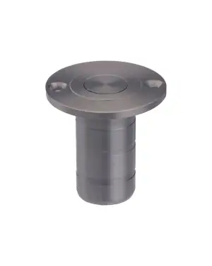 Click Here To Enlarge This Photo Of ZAS14A-PVDGH - Zoo Hardware Dust Socket for Flush Bolts (Wood) 20mm dia. x 38mm PVD Graphite Finish