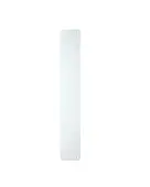ZAS32RC-PCW - Zoo Hardware Finger Plate with Radius Corners (Plain) 75mm x 475mm - Powder Coated Matt White