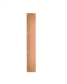 ZAS32RC-PVDBZ - Zoo Hardware Finger Plate with Radius Corners (Plain) 75mm x 475mm - PVD Bronze