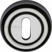 V6722-PC Heritage Brass Key Escutcheon Polished Chrome Finish