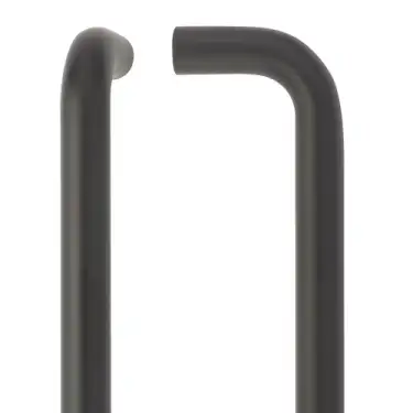 Click Here To Enlarge This Photo Of ZCSD300-PCB - Zoo Hardware 300mm x 19mm Bolt Through 'D' Pull Handle &lpar;Grade 304&rpar; Powder Coated Black
