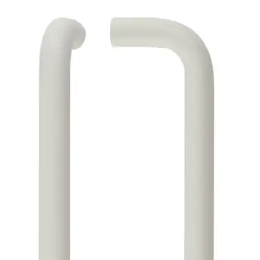 Click Here To Enlarge This Photo Of ZCSD425-PCW - Zoo Hardware 425mm x 19mm Bolt Through 'D' Pull Handle &lpar;Grade 304&rpar; Powder Coated White