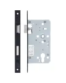 ZDL7260ESC-S-PCB - Zoo Hardware Din Escape Sashlock - 72mm Centres - 60mm Backset (Square) Powder Coated Black Finish