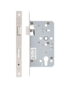 Click Here To Enlarge This Photo Of ZDL7260ESC-S-SSS - Zoo Hardware Din Escape Sashlock - 72mm Centres - 60mm Backset (Square) Satin Stainless Steel Finish