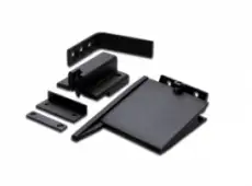 ZDS0036-BLK - Zoo Hardware Size 3-6 Door Selector for Double Rebated Doors (with 102mm arm) Black Finish