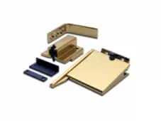 ZDS0036-PB - Zoo Hardware Size 3-6 Door Selector for Double Rebated Doors (with 102mm arm) Polished Brass Finish