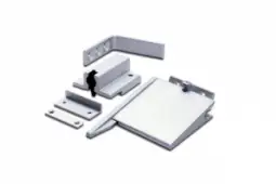 ZDS0036-SE - Zoo Hardware Size 3-6 Door Selector for Double Rebated Doors (with 102mm arm) Silver Finish