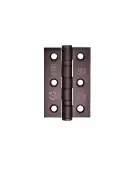 ZHSS232-FD-ETB - Zoo Hardware Grade 7 CE Fire Rated Ball Bearing Hinges 76mm x 50mm x 2mm Etna Bronze