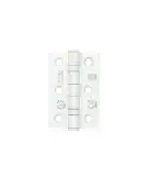 ZHSS232-FD-PCW - Zoo Hardware Grade 7 CE Fire Rated Ball Bearing Hinges 76mm x 50mm x 2mm Powder Coated White