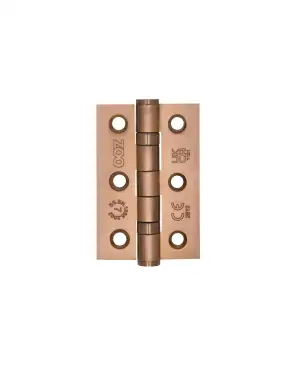 Click Here To Enlarge This Photo Of ZHSS232-FD-PVDBZ - Zoo Hardware Grade 7 CE Fire Rated Ball Bearing Hinges 76mm x 50mm x 2mm PVD Bronze