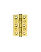 ZHSS232-FD-PVDSB - Zoo Hardware Grade 7 CE Fire Rated Ball Bearing Hinges 76mm x 50mm x 2mm PVD Satin Brass