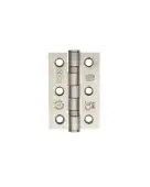 ZHSS232-FD-SSS - Zoo Hardware Grade 7 CE Fire Rated Ball Bearing Hinges 76mm x 50mm x 2mm Satin Stainless Steel