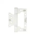 ZHSSFH-243S-PCW - Zoo Hardware Grade 11 CE Fire Rated Flush / Interleaf Hinges - Powder Coated White