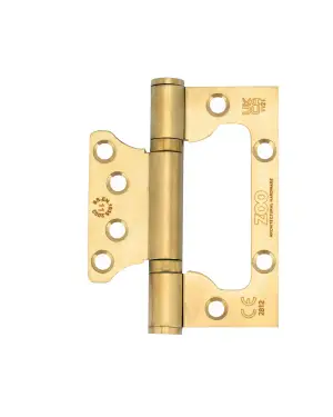 Click Here To Enlarge This Photo Of ZHSSFH-243S-PVDSB - Zoo Hardware Grade 11 CE Fire Rated Flush / Interleaf Hinges - PVD Satin Brass