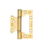 ZHSSFH-243S-PVDSB - Zoo Hardware Grade 11 CE Fire Rated Flush / Interleaf Hinges - PVD Satin Brass