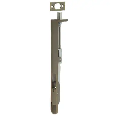 Click Here To Enlarge This Photo Of JSS51RAB Frelan Hardware Antique Brass (SS) Lever Action Flush Bolt 203mm x 20mm Radius Forend