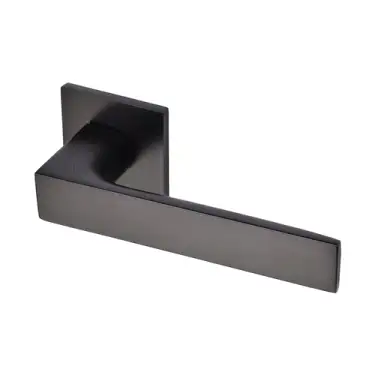 Click Here To Enlarge This Photo Of 5M-3950-Q-153 M.Marcus Sorrento Barcelona Lever Set on Square Rose Matt Black