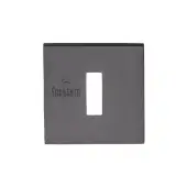 5M-4048-Q-153 M.Marcus Sorrento Keyhole Escutcheon on Square Rose Matt Black