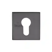 5M-4049-Q-153 M.Marcus Sorrento Euro Profile Escutcheon on Square Rose Matt Black