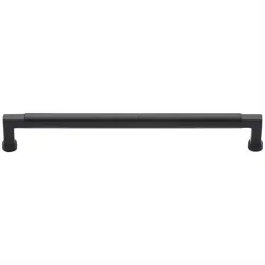 Click Here To Enlarge This Photo Of C0312 320-BKMT Heritage Brass Cabinet Pull Bauhaus Design 320mm ctc Matt Black Finish