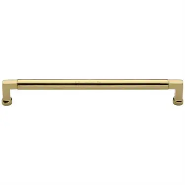 Click Here To Enlarge This Photo Of C0312 320-PB Heritage Brass Cabinet Pull Bauhaus Design 320mm ctc Polished Brass Finish