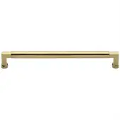 C0312 320-PB Heritage Brass Cabinet Pull Bauhaus Design 320mm ctc Polished Brass Finish