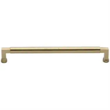 Click Here To Enlarge This Photo Of C0312 320-SB Heritage Brass Cabinet Pull Bauhaus Design 320mm ctc Satin Brass Finish