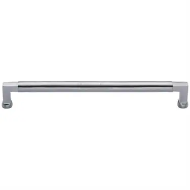 Click Here To Enlarge This Photo Of C0312 320-SC Heritage Brass Cabinet Pull Bauhaus Design 320mm ctc Satin Chrome Finish