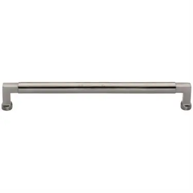 Click Here To Enlarge This Photo Of C0312 320-SN Heritage Brass Cabinet Pull Bauhaus Design 320mm ctc Satin Nickel Finish