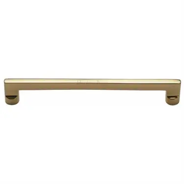 Click Here To Enlarge This Photo Of C0345 256-PB Heritage Brass Cabinet Pull Apollo Design 256mm ctc Polished Brass Finish