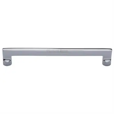 Click Here To Enlarge This Photo Of C0345 256-PC Heritage Brass Cabinet Pull Apollo Design 256mm ctc Polished Chrome Finish