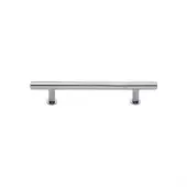 C0362 101-PC Heritage Brass Cabinet Pull T-Bar Design with 16mm Rose 101mm ctc Polished Chrome Finish