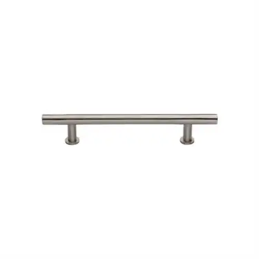 Click Here To Enlarge This Photo Of C0362 101-SN Heritage Brass Cabinet Pull T-Bar Design with 16mm Rose 101mm ctc Satin Nickel Finish