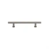 C0362 101-SN Heritage Brass Cabinet Pull T-Bar Design with 16mm Rose 101mm ctc Satin Nickel Finish