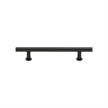 Click Here To Enlarge This Photo Of C0362 128-MB Heritage Brass Cabinet Pull T-Bar Design with 16mm Rose 128mm ctc Matt Bronze Finish