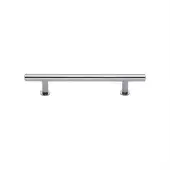 C0362 128-PC Heritage Brass Cabinet Pull T-Bar Design with 16mm Rose 128mm ctc Polished Chrome Finish