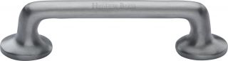 C0376 96-SC Heritage Brass Cabinet Pull Traditional Design 96mm ctc Satin Chrome Finish