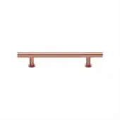 C0362 128-SRG Heritage Brass Cabinet Pull T-Bar Design with 16mm Rose 128mm ctc Satin Rose Gold Finish