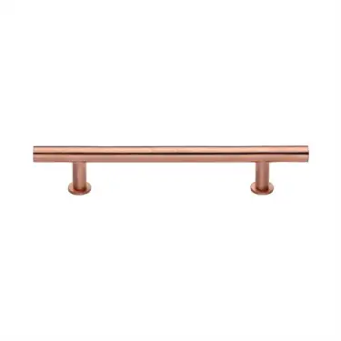 Click Here To Enlarge This Photo Of C0362 160-SRG Heritage Brass Cabinet Pull T-Bar Design with 16mm Rose 160mm ctc Satin Rose Gold Finish