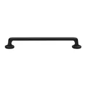 C0376 256-BKMT Heritage Brass Cabinet Pull Traditional Design 256mm ctc Matt Black Finish