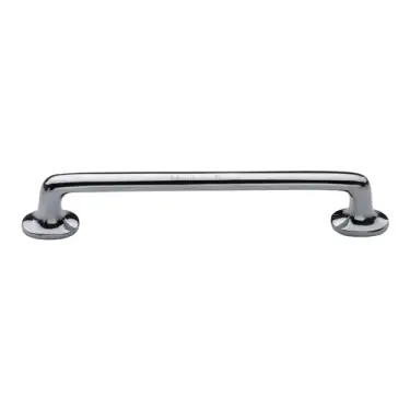 Click Here To Enlarge This Photo Of C0376 256-PC Heritage Brass Cabinet Pull Traditional Design 256mm ctc Polished Chrome Finish