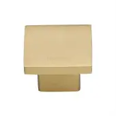 C1254 32-SB Heritage Brass Cabinet Knob Classic Square Design 32mm Satin Brass finish