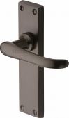 V713-MB Heritage Brass Door Handle Lever Latch Windsor Design Matt Bronze Finish