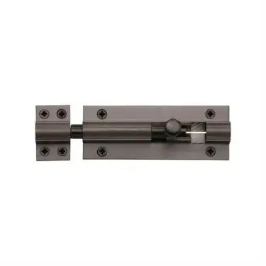 Click Here To Enlarge This Photo Of C1582 4-MB Heritage Brass Door Bolt Straight 4 x 1.25 Matt Bronze finish