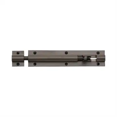 Click Here To Enlarge This Photo Of C1582 6-MB Heritage Brass Door Bolt Straight 6 x 1.25 Matt Bronze finish