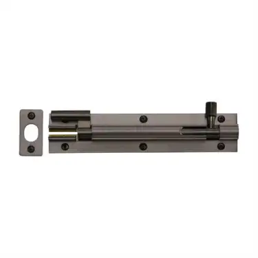 Click Here To Enlarge This Photo Of C1592 6-MB Heritage Brass Door Bolt Necked 6 x 1.25 Matt Bronze finish