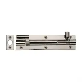 C1592 6-PNF Heritage Brass Door Bolt Necked 6 x 1.25 Polished Nickel finish