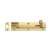 C1594 6-SB Heritage Brass Door Bolt Necked 6 x 1.5 Satin Brass finish