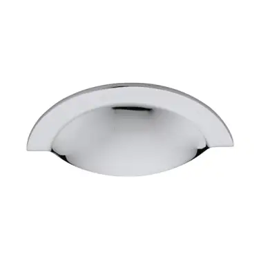 Click Here To Enlarge This Photo Of C1730-PC Heritage Brass Drawer Cup Pull Polished Chrome finis